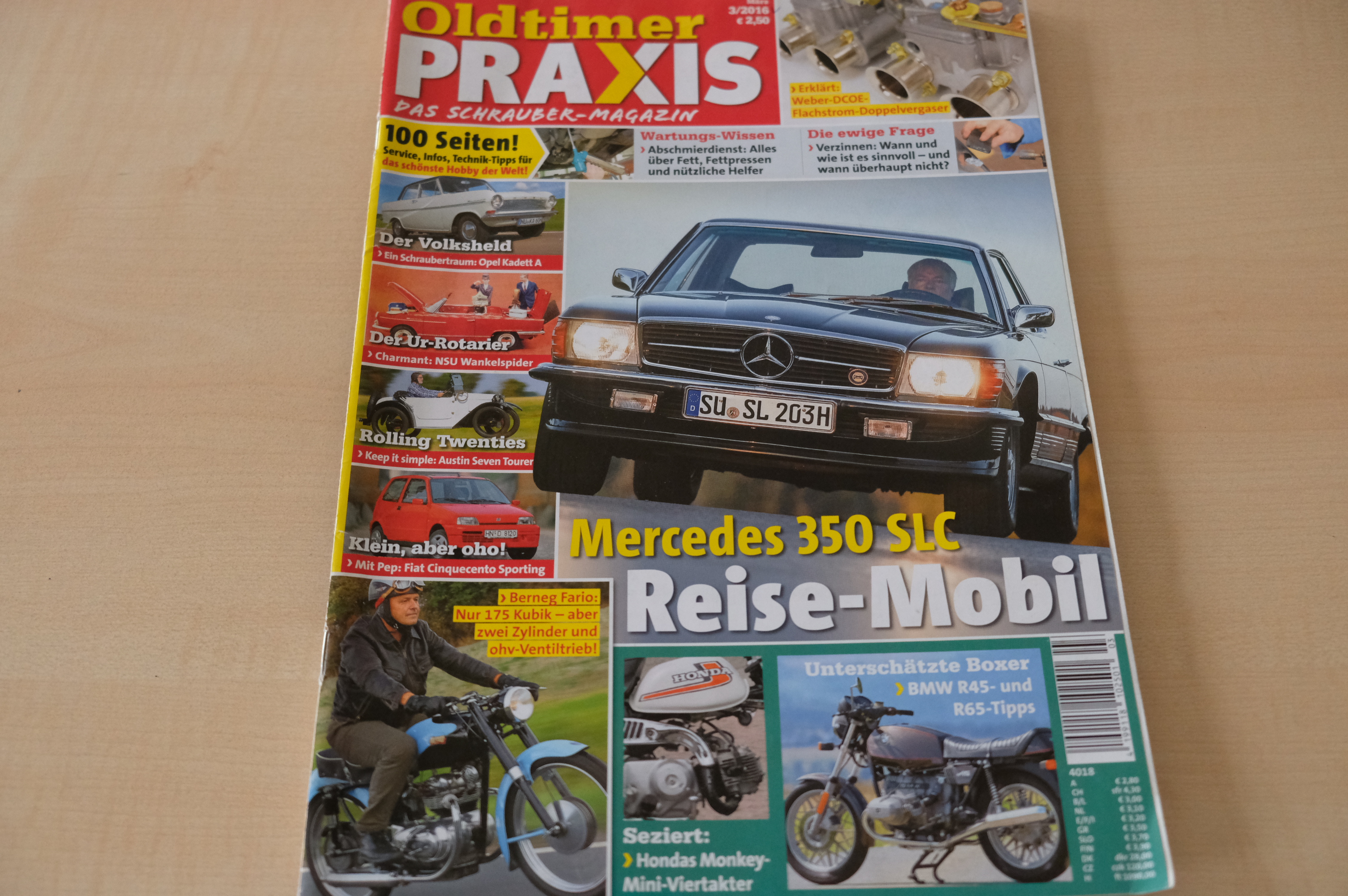 Deckblatt Oldtimer Praxis (03/2016)